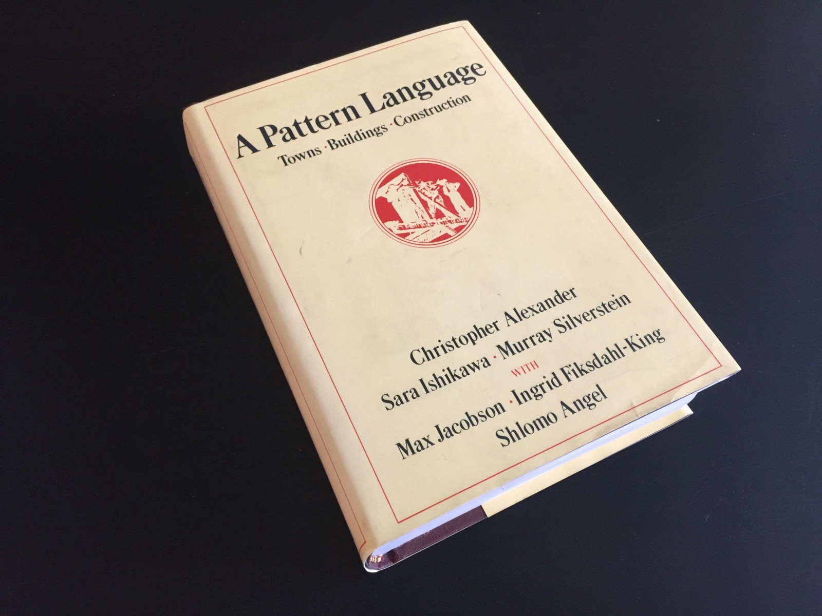 Photograph of A Pattern Language book