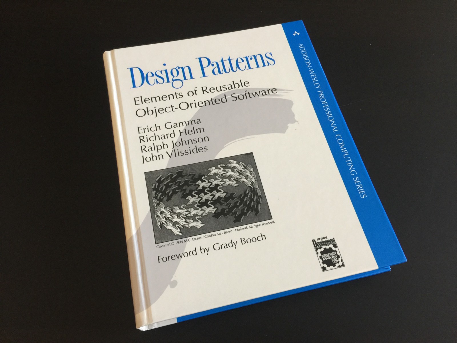 Photograph of Design Patterns book