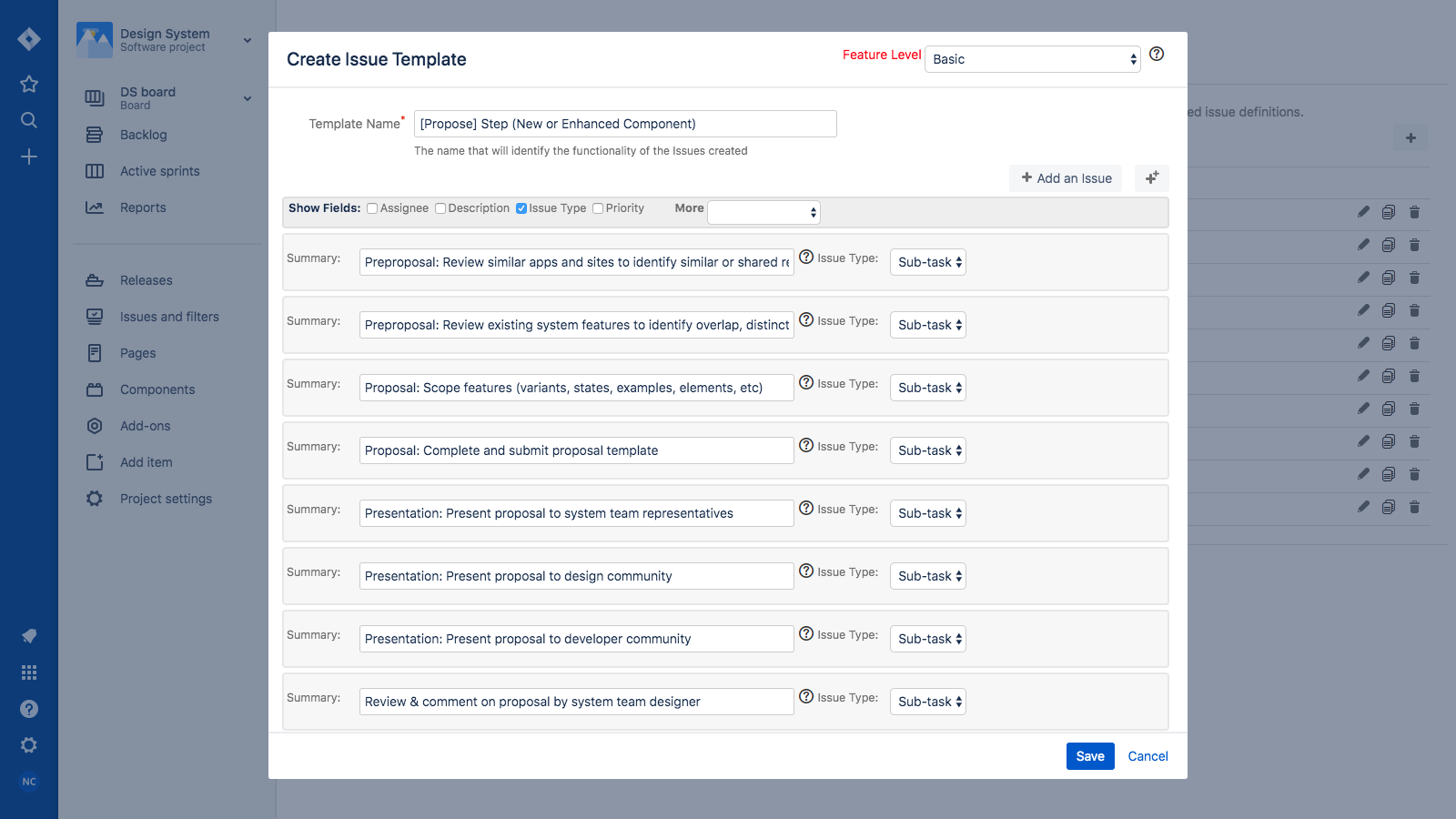 Subtask Manager Template of many [Proposal] step subtasks